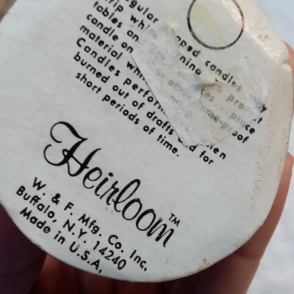 Two Vintage Heirloom Praying Angel Candles‎